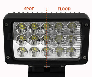 Additional LED Light Rectangular 45W for 4WD - ATV - SSV Spotlight VS Floodlight